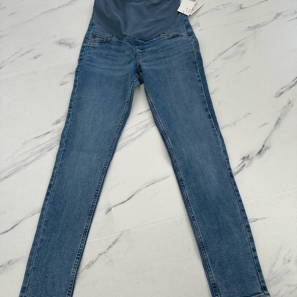H&M mama skinny jeans in denim blue